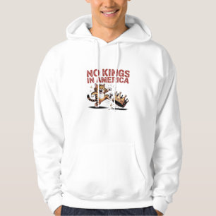 No Kings In America Classic Aesthetic Design Hoodie