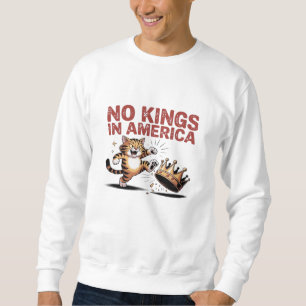 No Kings In America Classic Aesthetic Design Sweatshirt