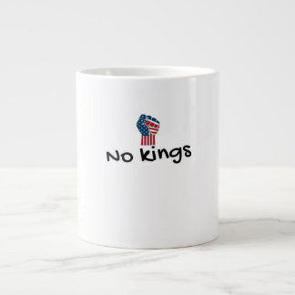 No Kings In America Classic Minimal Clean Large Coffee Mug