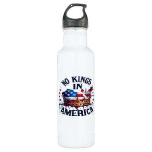 No Kings In America Classic Retro Cool 710 Ml Water Bottle