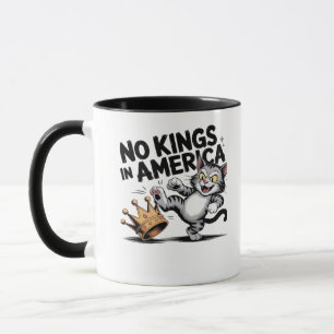 No Kings In America Classic Retro Graphic Mug