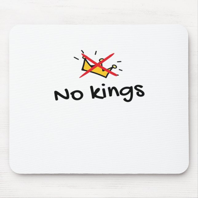 No Kings In America Classic Retro Style Mouse Pad (Front)
