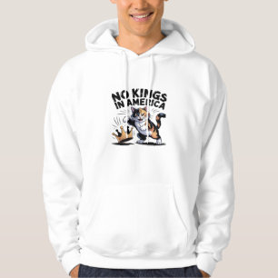 No Kings In America Classic Simple Clean Hoodie