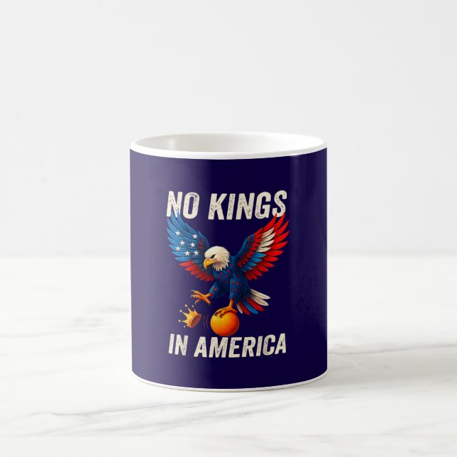 No Kings in America Coffee Mug (Center)