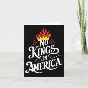 No Kings In America Democracy Court Ruling Saying Card