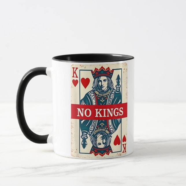 No Kings in America Democracy Protest  Mug (Left)