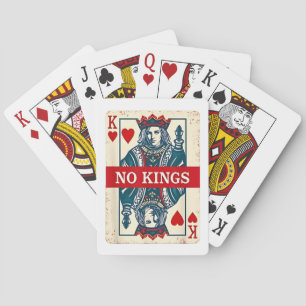 No Kings in America Democracy Protest  Playing Cards