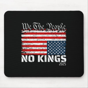No Kings In America Distress Flag Upside Down We T Mouse Pad