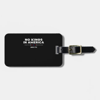 No Kings In America Doge Classic Trendy Graphic Luggage Tag