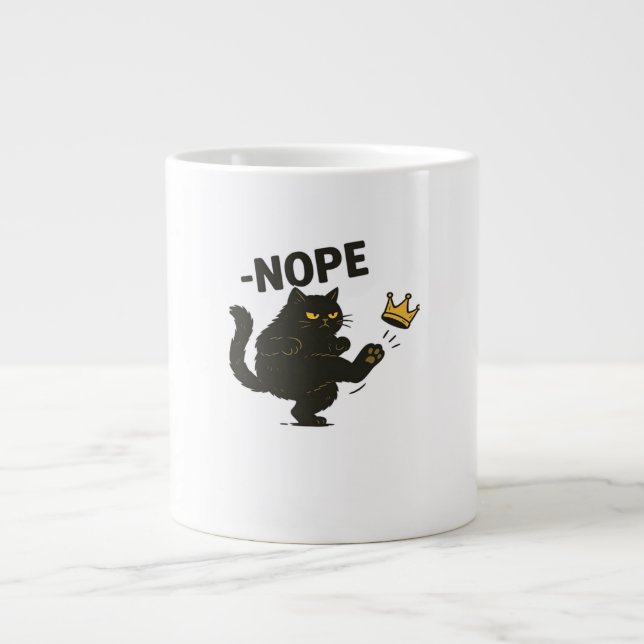 No Kings In America Essential Cool Unique Large Coffee Mug (Front)