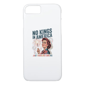 No Kings In America Fabulous Queens Pride 2025 Des Case-Mate iPhone Case
