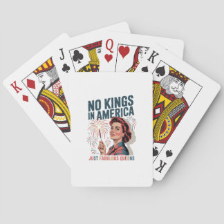 No Kings In America Fabulous Queens Pride 2025 Des Playing Cards