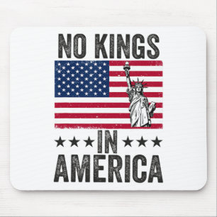 No Kings In America Flag Protest Save Democracy 6  Mouse Pad