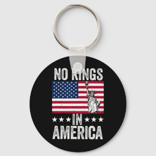 No Kings In America Flag Protest Save Democracy 9 Key Ring