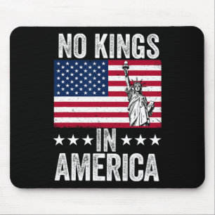 No Kings In America Flag Protest Save Democracy 9 Mouse Pad