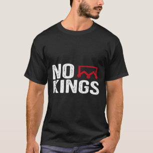 No Kings In America Flag Protest Save Democracy Si T-Shirt