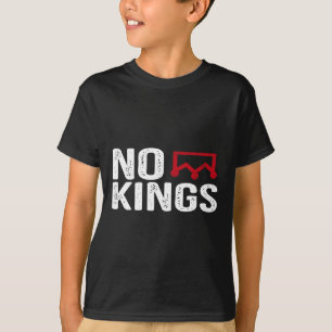 No Kings In America Flag Protest Save Democracy Si T-Shirt