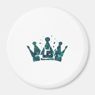 No Kings In America Freedom Aesthetic Magnet