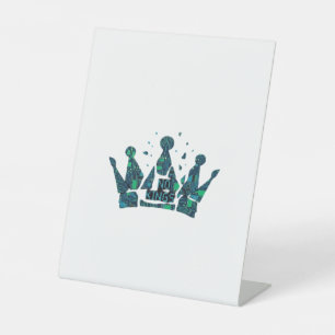 No Kings In America Freedom Aesthetic Pedestal Sign