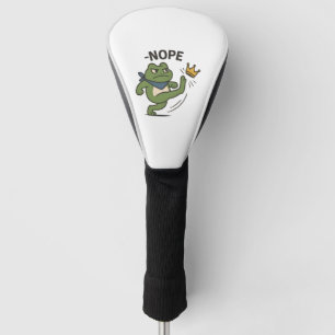 No Kings in America Frog No Kings Democracy Golf Head Cover