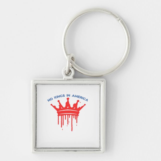 No Kings In America II Classic Key Ring (Front)