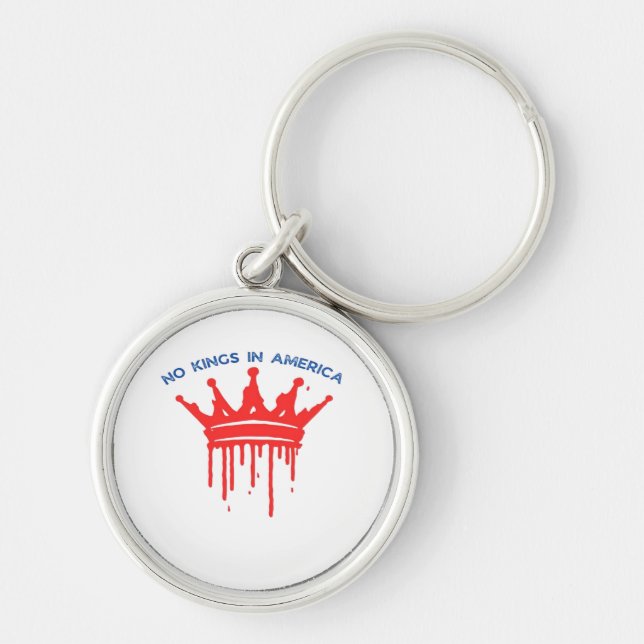 No Kings In America II Classic Key Ring (Front)