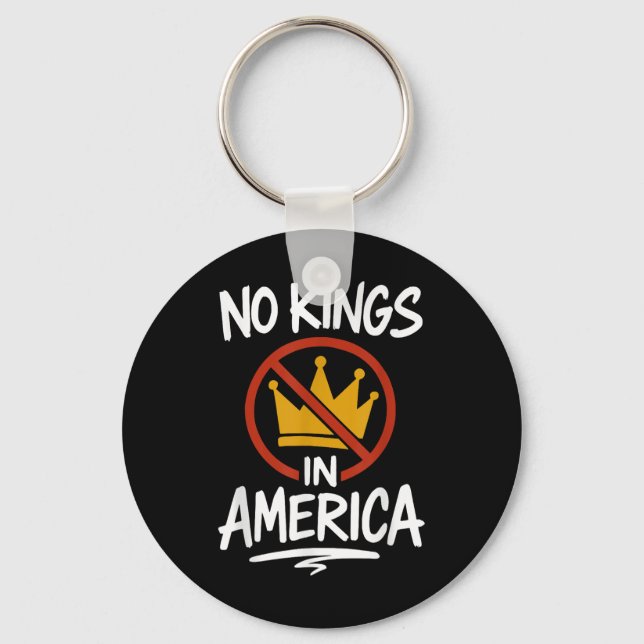 No Kings In America No Crown  Key Ring (Front)