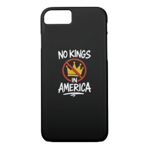 No Kings In America No Crown Minimal Clean Case-Mate iPhone Case