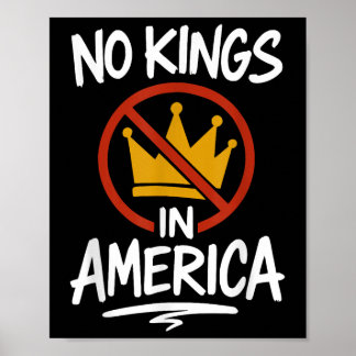 No Kings In America No Crown Poster