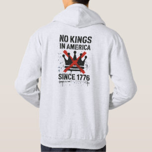 No Kings in America, No Kings Day Protest Hoodie