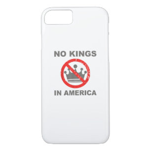 No Kings In America Patriotic Casual Case-Mate iPhone Case