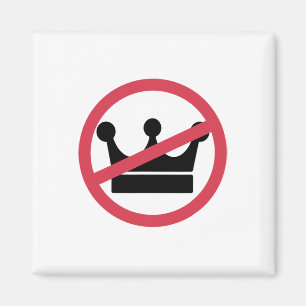 No Kings In America Pro Democracy Anti Monarchy Ol Magnet