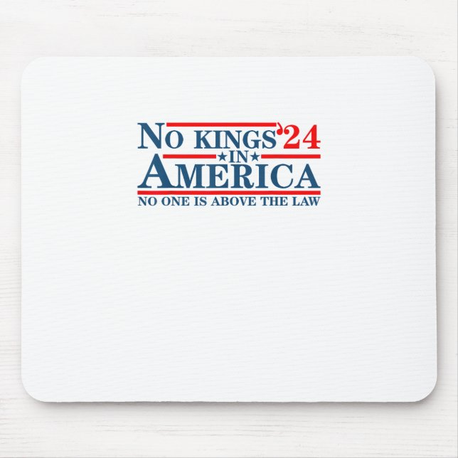 No Kings In America Retro Classic Mouse Pad (Front)
