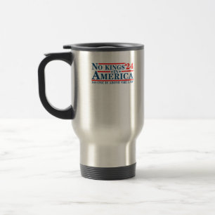 No Kings In America Retro Classic Travel Mug