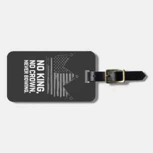 No Kings In America Save Democracy I Dissent Anti Luggage Tag