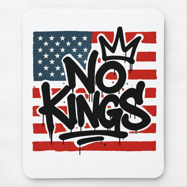 No Kings In America Save Democracy I Dissent Anti  Mouse Pad (Front)