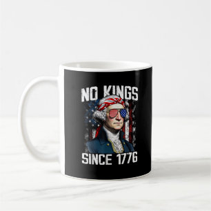 No Kings In America Since 1776 Distressed USA Coffee Mug