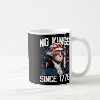 No Kings In America Since 1776 Distressed Usa Flag Coffee Mug