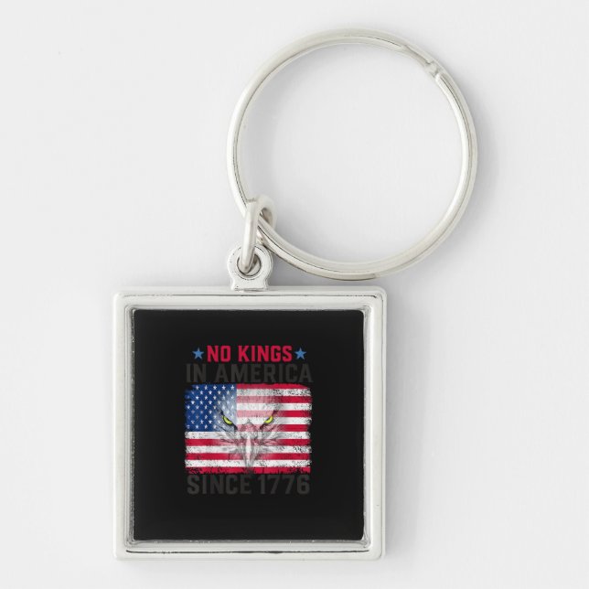 No Kings In America Since 1776 Freedom Creative De Key Ring (Front)