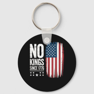 No Kings In America Since 1776 Freedom Spirit Look Key Ring