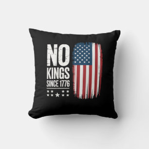No Kings In America Since 1776 Independence Day Pa Cushion