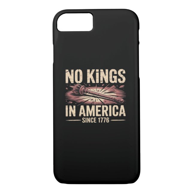No Kings In America Since 1776 King Free Classic V Case-Mate iPhone Case (Back)