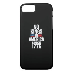 No Kings In America Since 1776 Minimal Clean Case-Mate iPhone Case