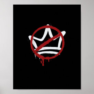 No Kings In America Since 1776 Minimal Clean Poster
