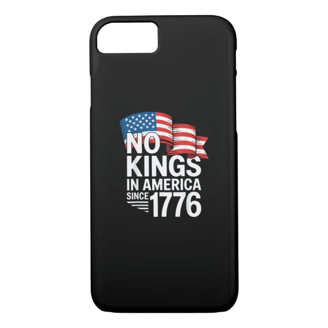 No Kings In America Since 1776 Protest Creative St Case-Mate iPhone Case (Back)