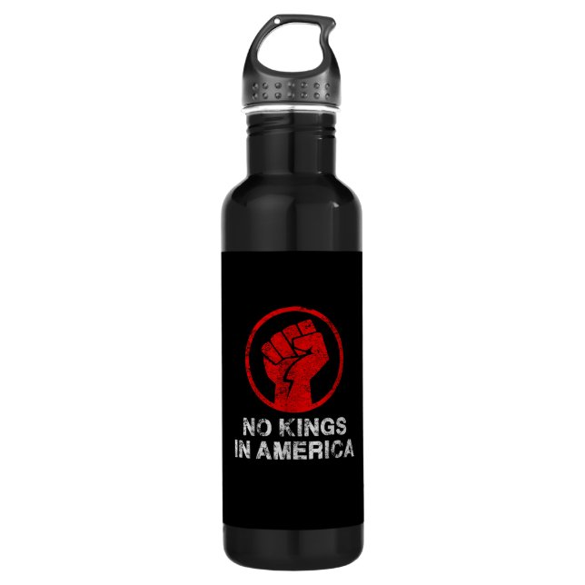 No Kings In America Since 1776 Resist 8647 US Flag 710 Ml Water Bottle (Front)