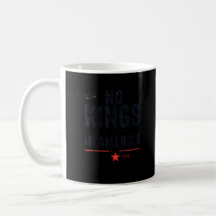 No Kings In America Since 1776 Retro Style Look Coffee Mug