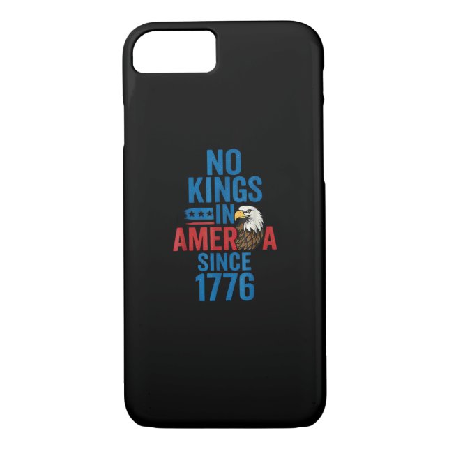 No Kings In America Since 1776 Shirt No Kings Men  Case-Mate iPhone Case (Back)