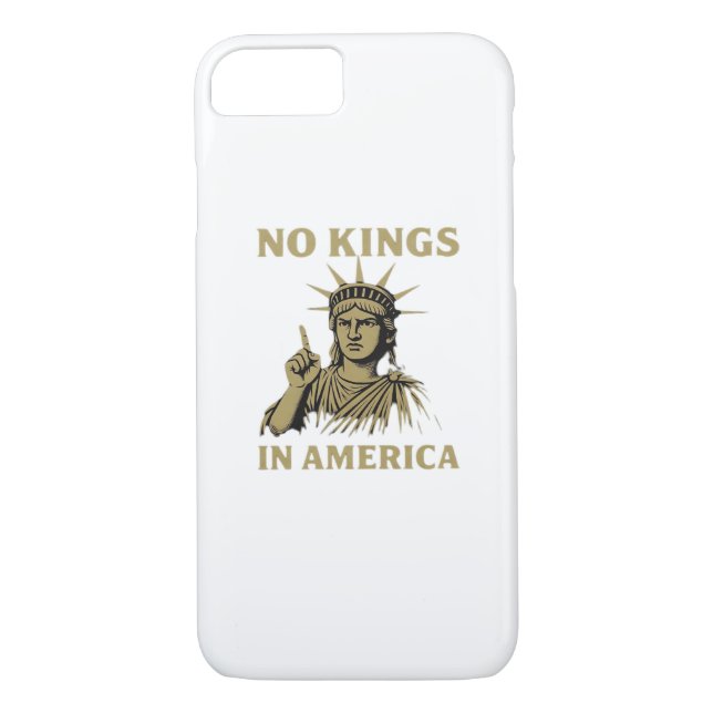 No Kings In America Statue Of  No Kings Day Protes Case-Mate iPhone Case (Back)