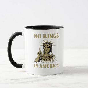 No Kings In America Statue Of  No Kings Day Protes Mug